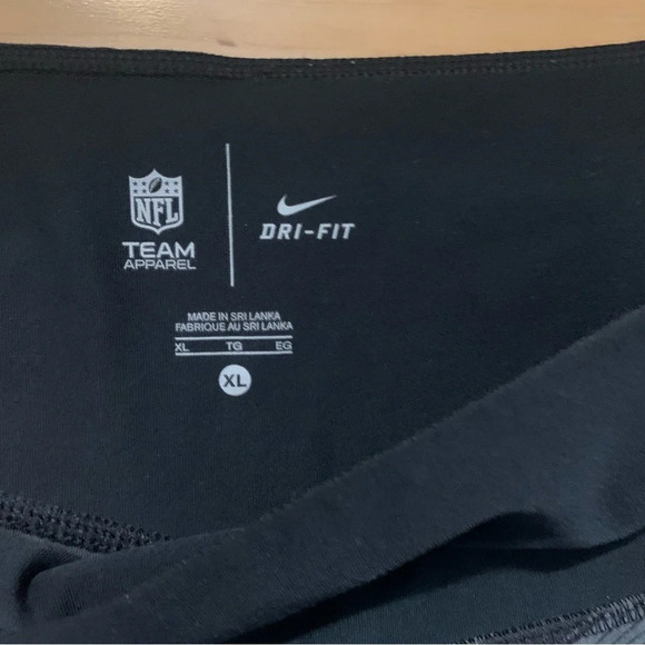 Nike New York Giants Leggings Size Extra Large (XL) Black Gray NFL Football - Picture 4 of 5